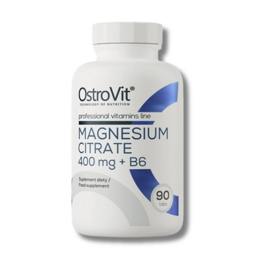 CITRATO Magnesio 400 mg + B6 – 90 tabs / 30 servicios