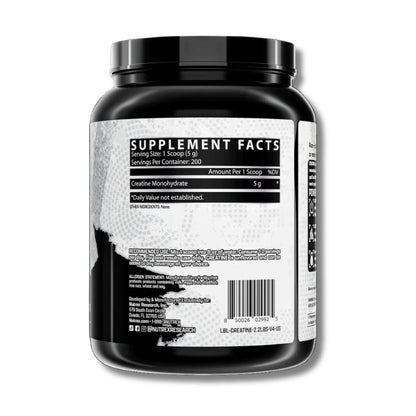 CREATINA Monohydrate – 1 kg / 200 servicios, unflavored