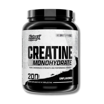 CREATINA Monohydrate – 1 kg / 200 servicios, unflavored