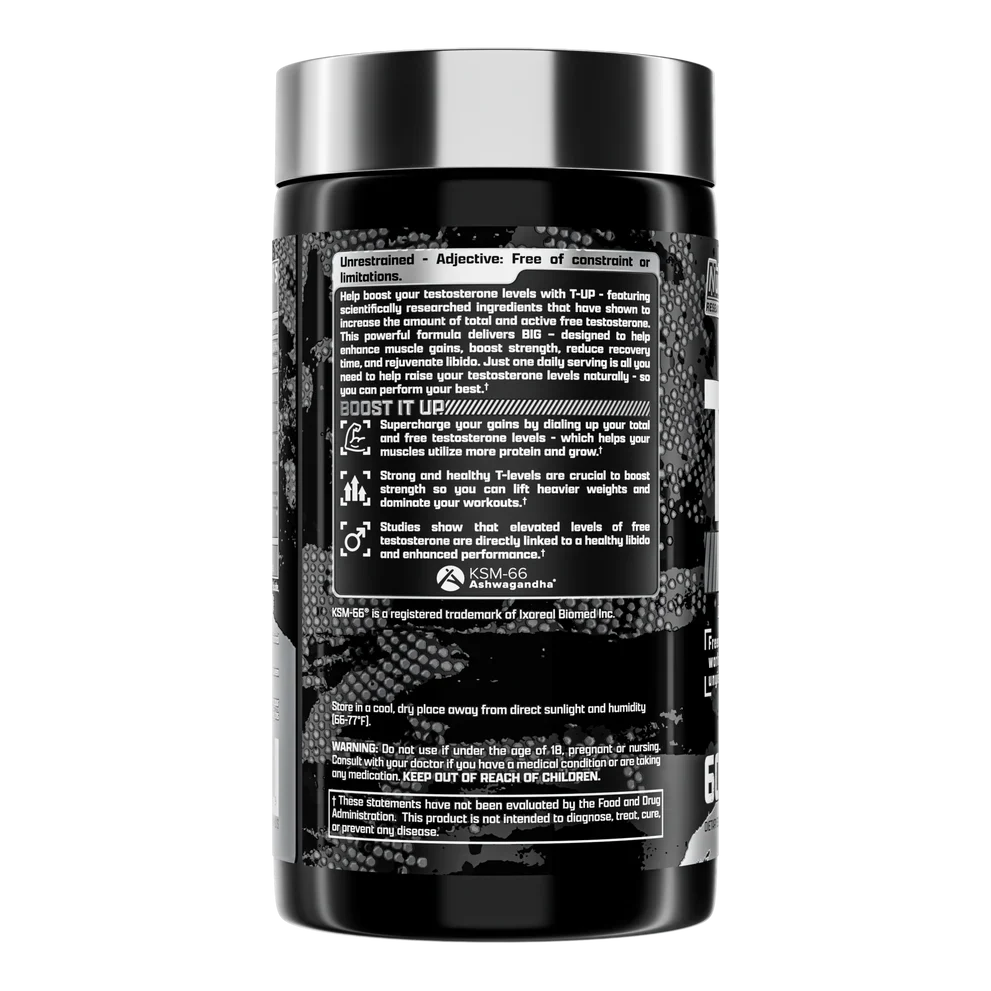 T-UP MAX Complete Testosterone Support USA - 60 caps / 30 servicios