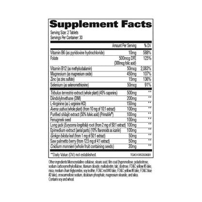 Testrol GOLD ES Testosterone Booster – 60 tabs / 30 servicios