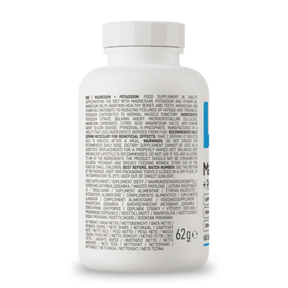 MAGNESIO + POTASIO - 60 tabs / 60 servicios