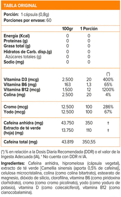 Lipo 6 INTENSE UC - 60 caps / 60 servicios
